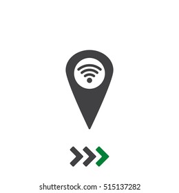 WIFI Icon Vector flat design style