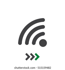 WIFI Icon Vector flat design style