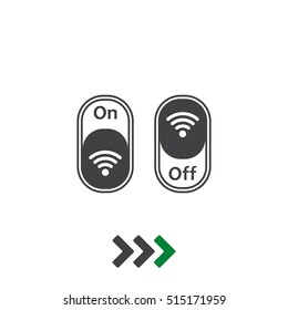 WIFI Icon Vector flat design style