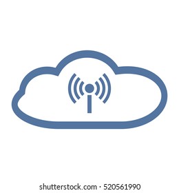 WIFI Icon Vector flat design style