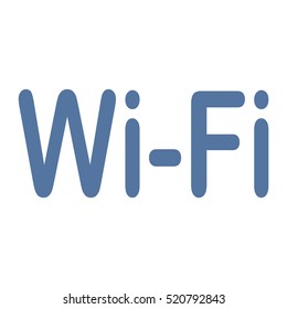 WIFI Icon Vector flat design style