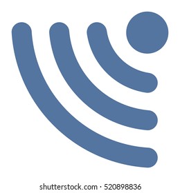 WIFI Icon Vector flat design style