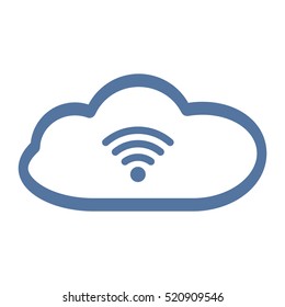 WIFI Icon Vector flat design style
