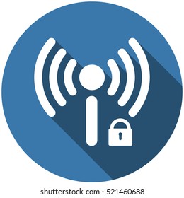 WIFI Icon Vector flat design style