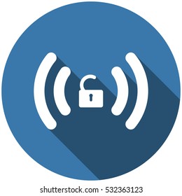 WIFI Icon Vector flat design style