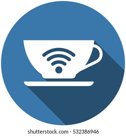 WIFI Icon Vector flat design style