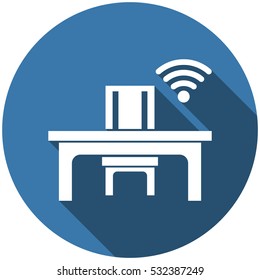 WIFI Icon Vector flat design style