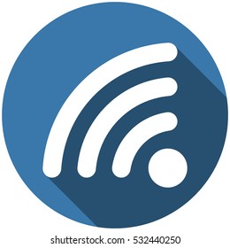 WIFI Icon Vector flat design style