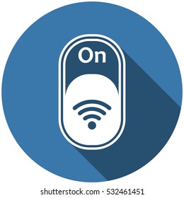 WIFI Icon Vector flat design style