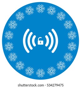 WIFI Icon Vector flat design style