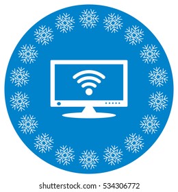WIFI Icon Vector flat design style