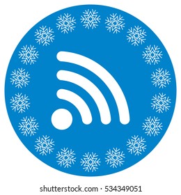 WIFI Icon Vector flat design style