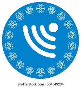 WIFI Icon Vector flat design style