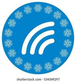 WIFI Icon Vector flat design style