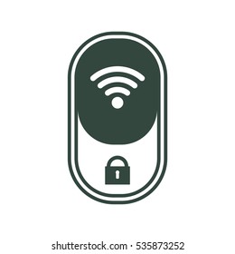 WIFI Icon Vector flat design style