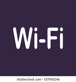 WIFI Icon Vector flat design style
