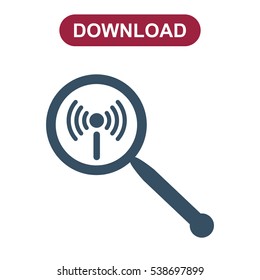 WIFI Icon Vector flat design style