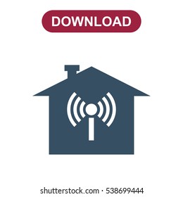 WIFI Icon Vector flat design style