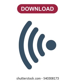 WIFI Icon Vector flat design style