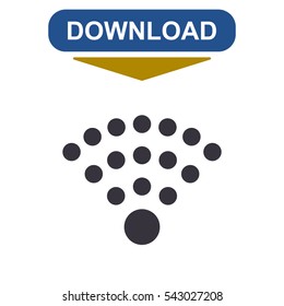WIFI Icon Vector flat design style