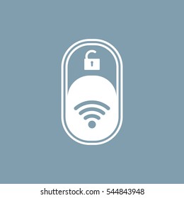 WIFI Icon Vector flat design style