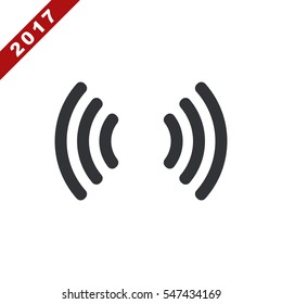 WIFI Icon Vector flat design style