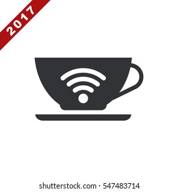 WIFI Icon Vector flat design style