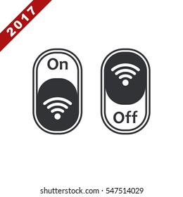 WIFI Icon Vector flat design style