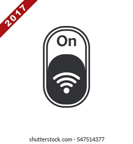 WIFI Icon Vector flat design style