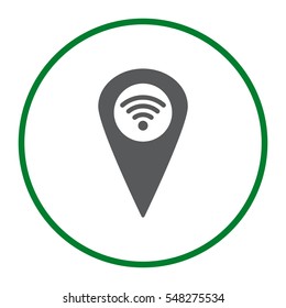 WIFI Icon Vector flat design style
