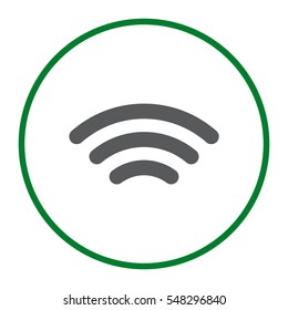 WIFI Icon Vector flat design style