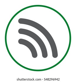 WIFI Icon Vector flat design style