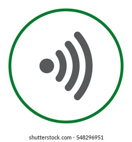 WIFI Icon Vector flat design style
