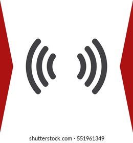 WIFI Icon Vector flat design style