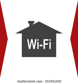 WIFI Icon Vector flat design style