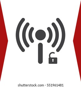 WIFI Icon Vector flat design style