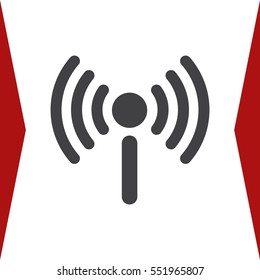 WIFI Icon Vector flat design style