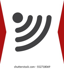 WIFI Icon Vector flat design style