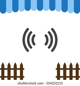 WIFI Icon Vector flat design style