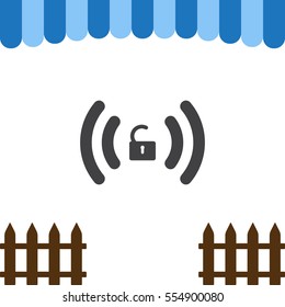 WIFI Icon Vector flat design style