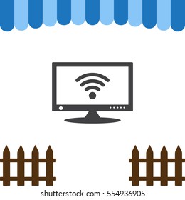 WIFI Icon Vector flat design style