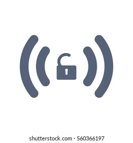 WIFI Icon Vector flat design style