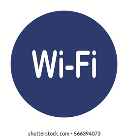 WIFI Icon Vector flat design style