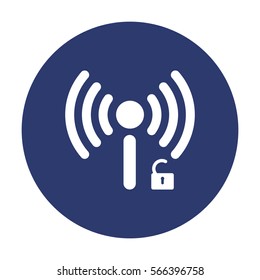 WIFI Icon Vector flat design style