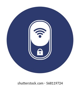 WIFI Icon Vector flat design style