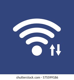 WIFI Icon Vector flat design style