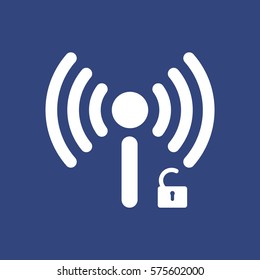 WIFI Icon Vector flat design style