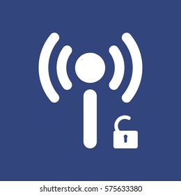 WIFI Icon Vector flat design style