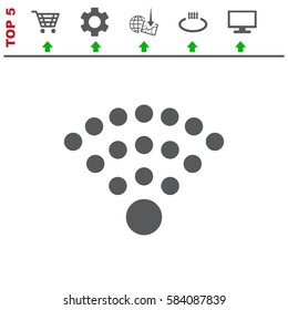WIFI Icon Vector flat design style