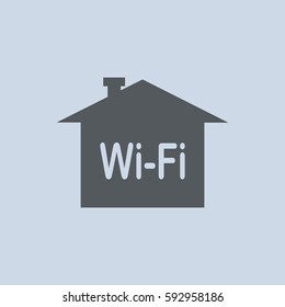WIFI Icon Vector flat design style